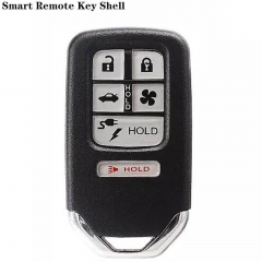  5+1 Button Smart Remote Key Shell Case HON66 Blade For Hond*a