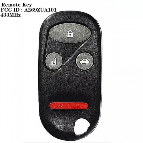 3+1buton Remote Key 433MHz FCCID : A269ZUA101 For Hond*a CR-V 1997 1998 1999 2000 2001