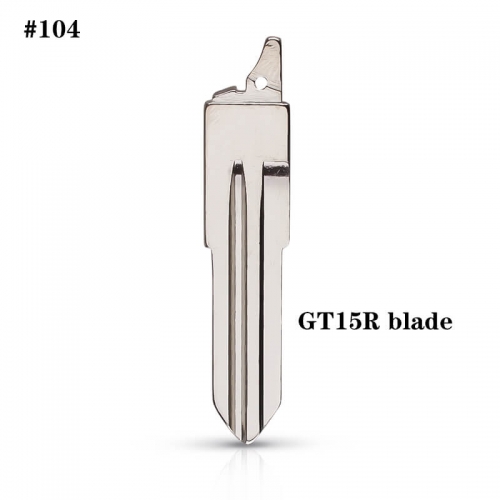 #104 Uncut Key Blade GT15R blade For H5 Fia*t