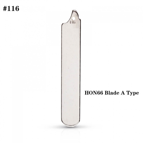 #116 Uncut Key Blade HON66 Blade A Type For 2014 Hond*a Accord Crider