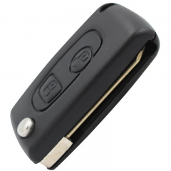 Modified Flip Remote Key Shell 2 Button SX9 Blade For Citroe*n Xsara Picasso Berlingo