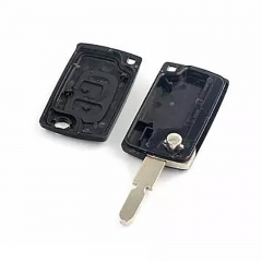 Folding Flip Remote Key Shell 2 Button NE78 For Peogueo*t 406 