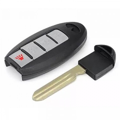 keyless-Go Remote Key FSK434 MHz 7945 Chip 3+1 Button For Infinit*i JX35, JX50, JX60, QX60 IC: S180144011 