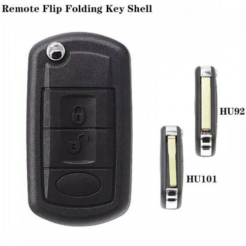 3Button Folding Remote Key Shell HU92/HU101 Blade For Discovery Land Rove*r