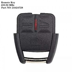 Remote Key 3 Buttons 433.92 MHZ Part NO: 24424728 For Ope*l