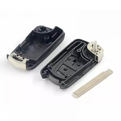 Modified Flip Remote Key Shell 2/3 Button HU100A Blade For Ope*l