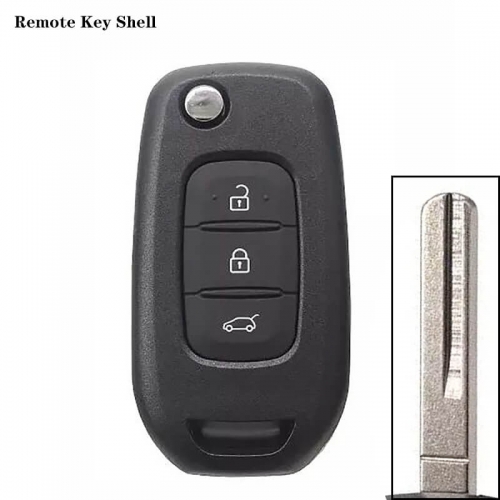 3 Button Remote Key Shell For Renaul*t 