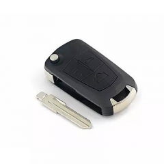 Modified Flip Remote Key Shell 2/3 Button (HU46) Blade For Ope*l