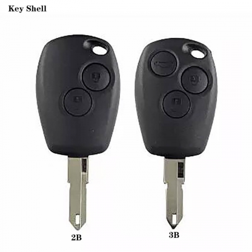 2/3 Button Remote Key Shell NE72 For Renaul*t 