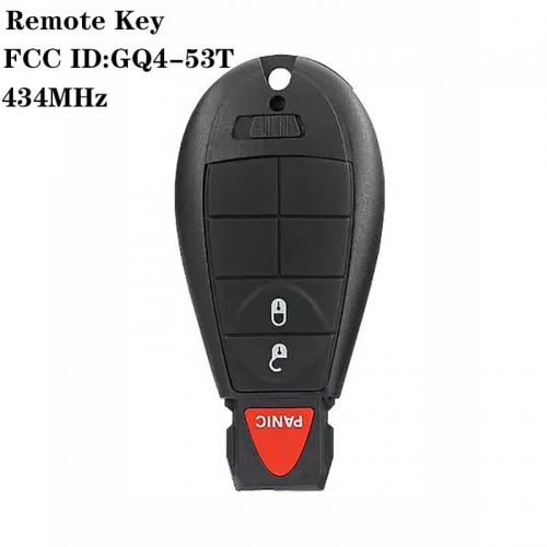 2+1Button 434MHz Remote Key CY24 FCC ID:GQ4-53T For Chrysle*r