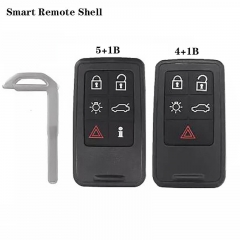 4+1/5+1Button Smart Remote Shell HU137 Blade For VOLVO