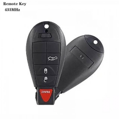 #2 Remote Key 3+1 Buttons 433MHz For Chrysle*r 