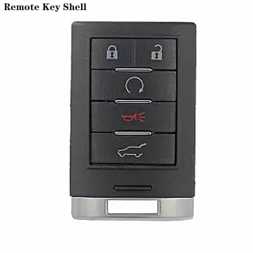 4+1Button Remote Key Shell For Cadilla*c