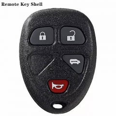 4Button Remote Key Shell For Buick