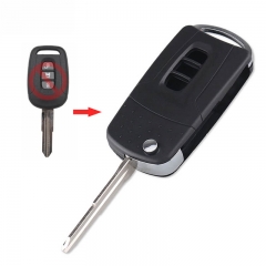 Modified Flip Folding 3 Buttons Remote Car Key Shell For Chevrole*t Captiva 2006-2009