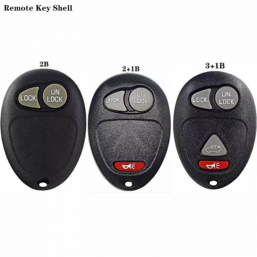 2/2+1/3+1Button Remote Key Shell For Buick