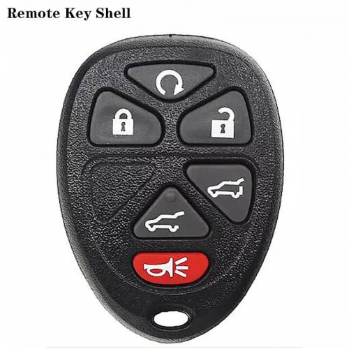 6Button Remote Key Shell For Buick