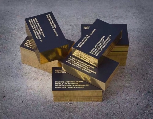Metallic Gold/Silver Foil Business Cards