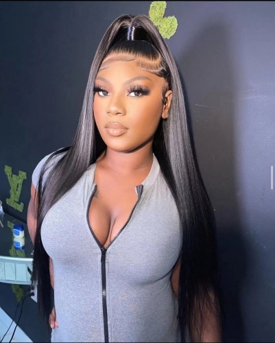 XS Hair 13x4 Virgin Hair Brazilian Unprocessed HD Lace Frontal Straight  Human Wig