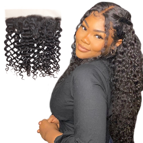 XS Hair Raw Virgin Hair 13*4 HD Lace Frontal Italain Curly