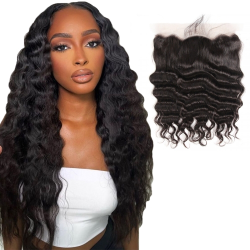 XS Hair Raw Virgin Hair 13*4 HD Lace Frontal Loose Wave