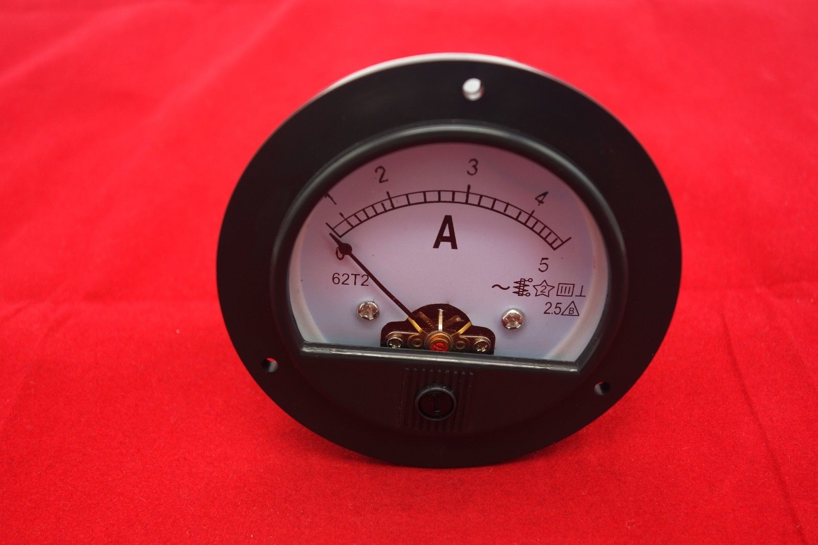 AC 0-5A ROUND Analog Ammeter Panel AMP Current Meter Dia. 90mm direct Connect