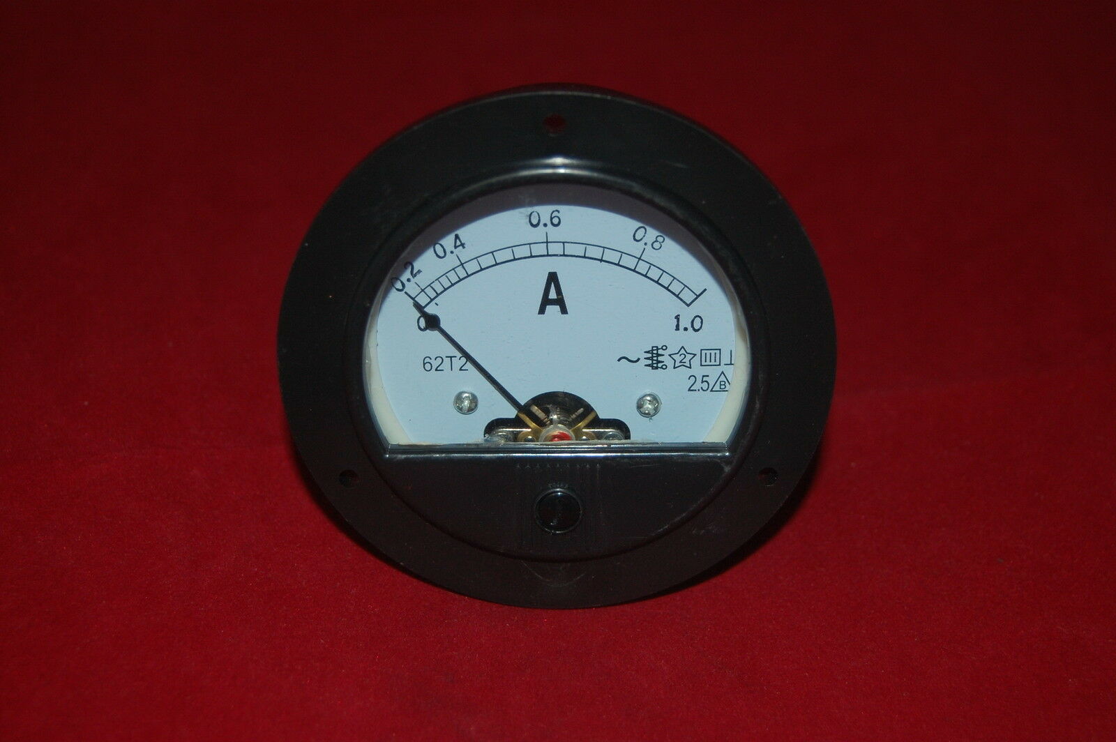 AC 0-1A Round Analog Ammeter Panel AMP Current Meter Dia. 90mm Direct Connect