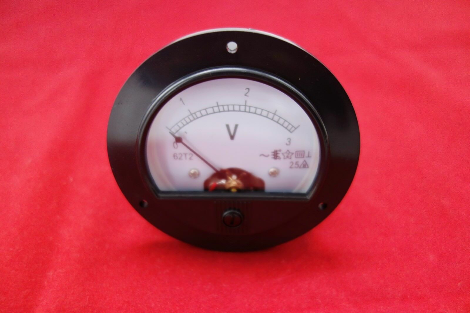 AC 0-3V Round Analog Voltmeter Voltage Panel Meter Dia.90mm direct Connect