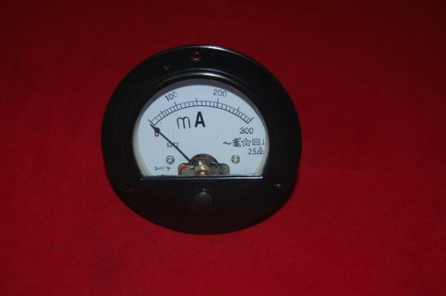 AC 0-300mA ROUND Analog Ammeter Panel AMP Meter Dia. 90mm directly Connect