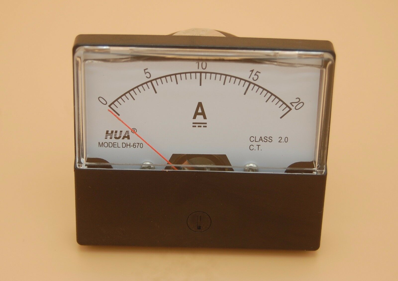 DC 20A Analog Ammeter Panel AMP Current Meter DC 0-20A 60*70MM directly Connect