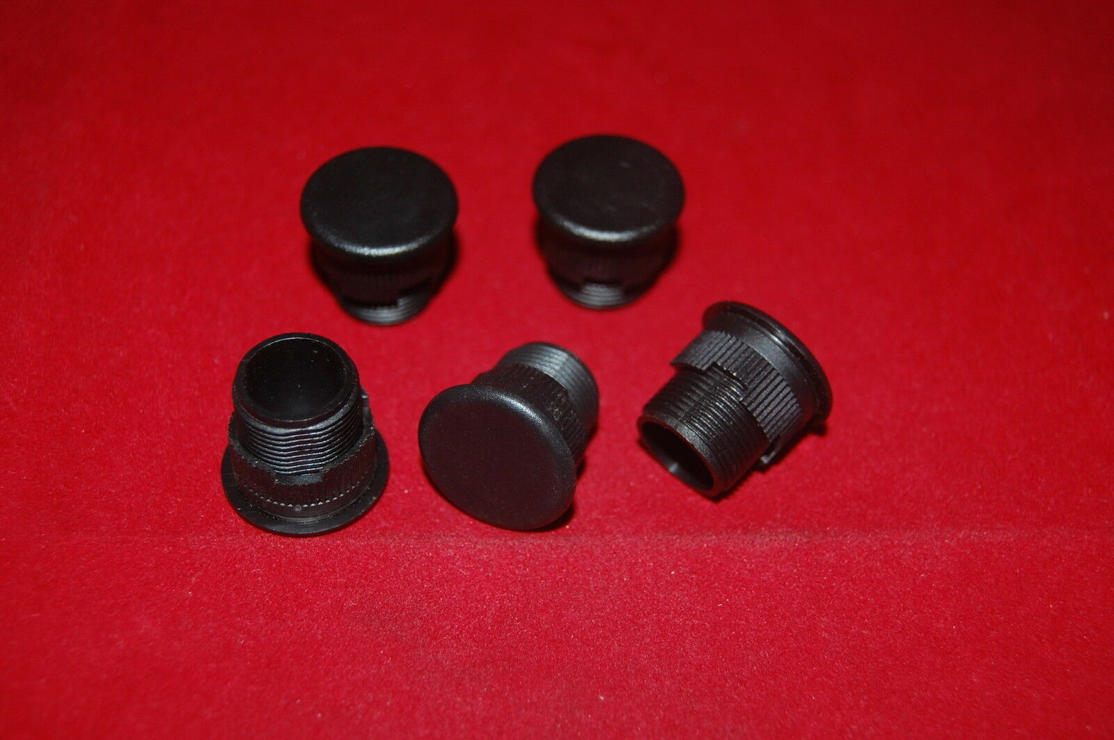 5PCS Plastic Circular Blanking Plug 16mm Fits ZB6 Y005 Flush mounting kit Black