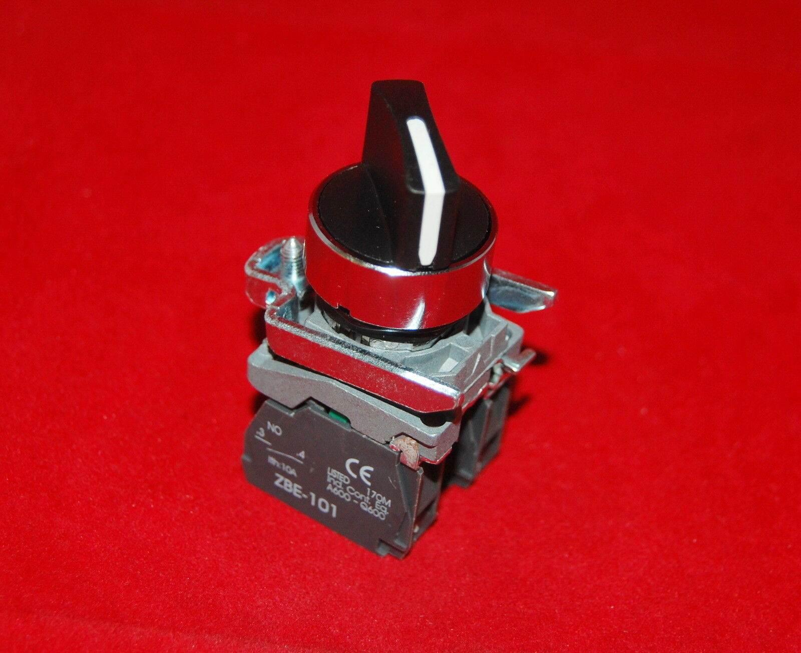 22mm Maitain Select switch 3 Position  Fits XB4BD33 Selector Switch 2NO STAY PUT