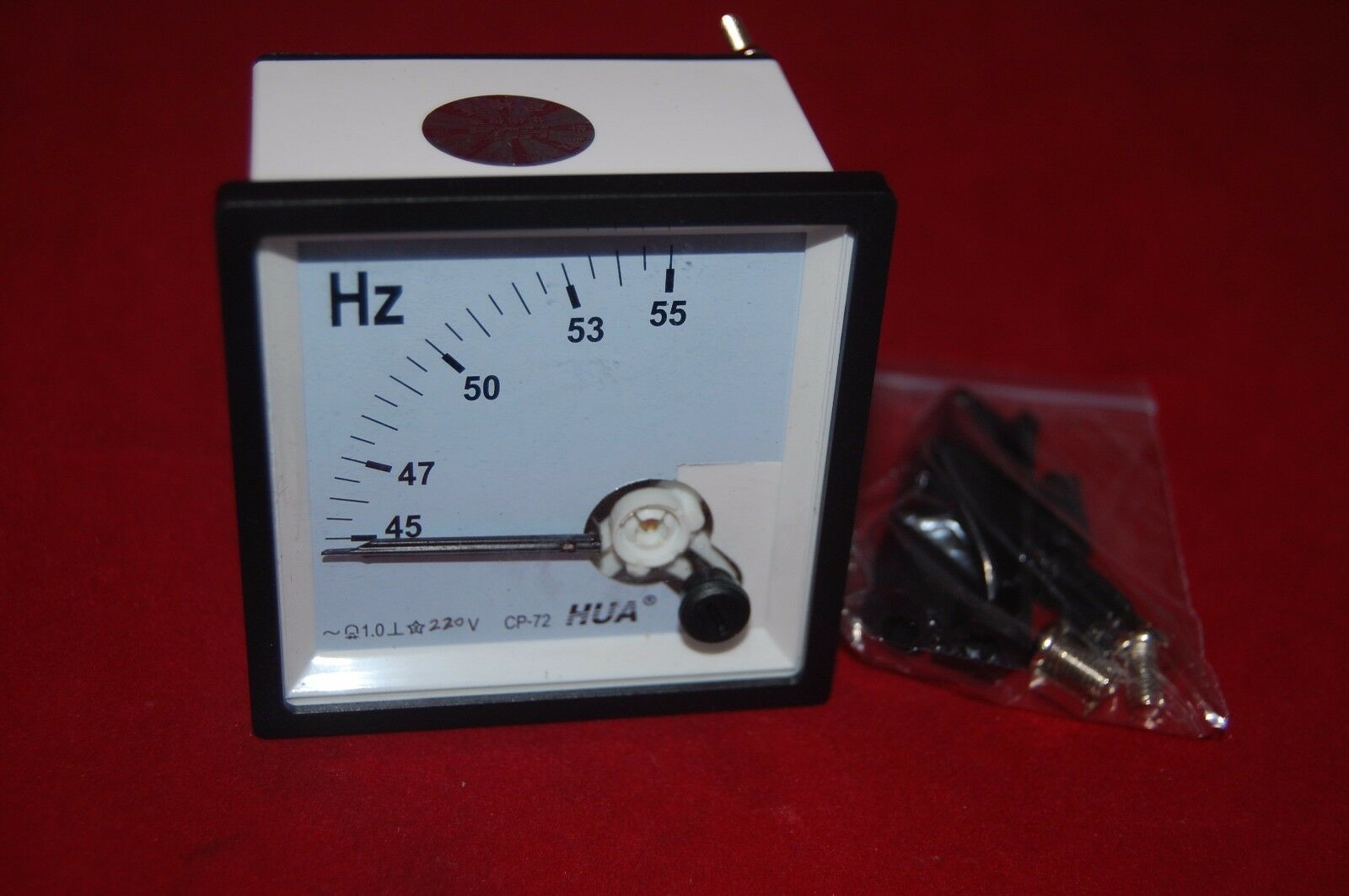 Analogue Frequency Panel Meter 45-55HZ 220V 72x72mm Directly Connected