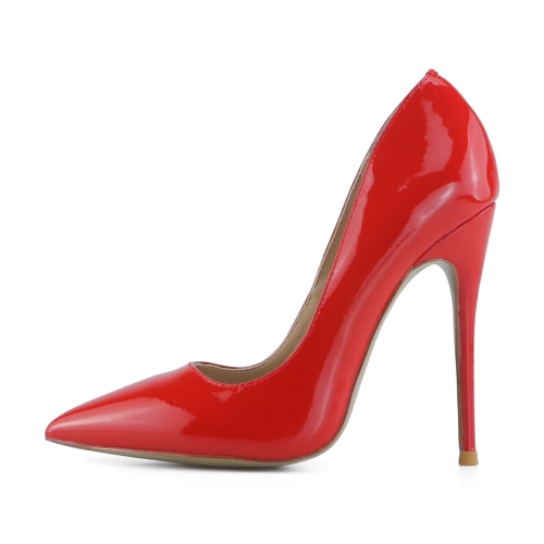 Chloe Red Patent Leather Classical Pumps