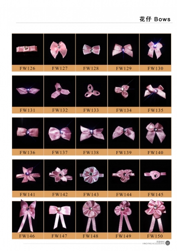 Bra satin ribbon bows 6