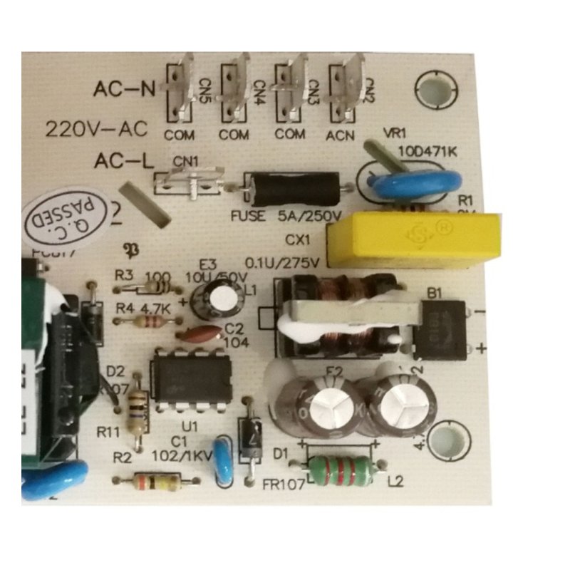 Intelligent range hood control board