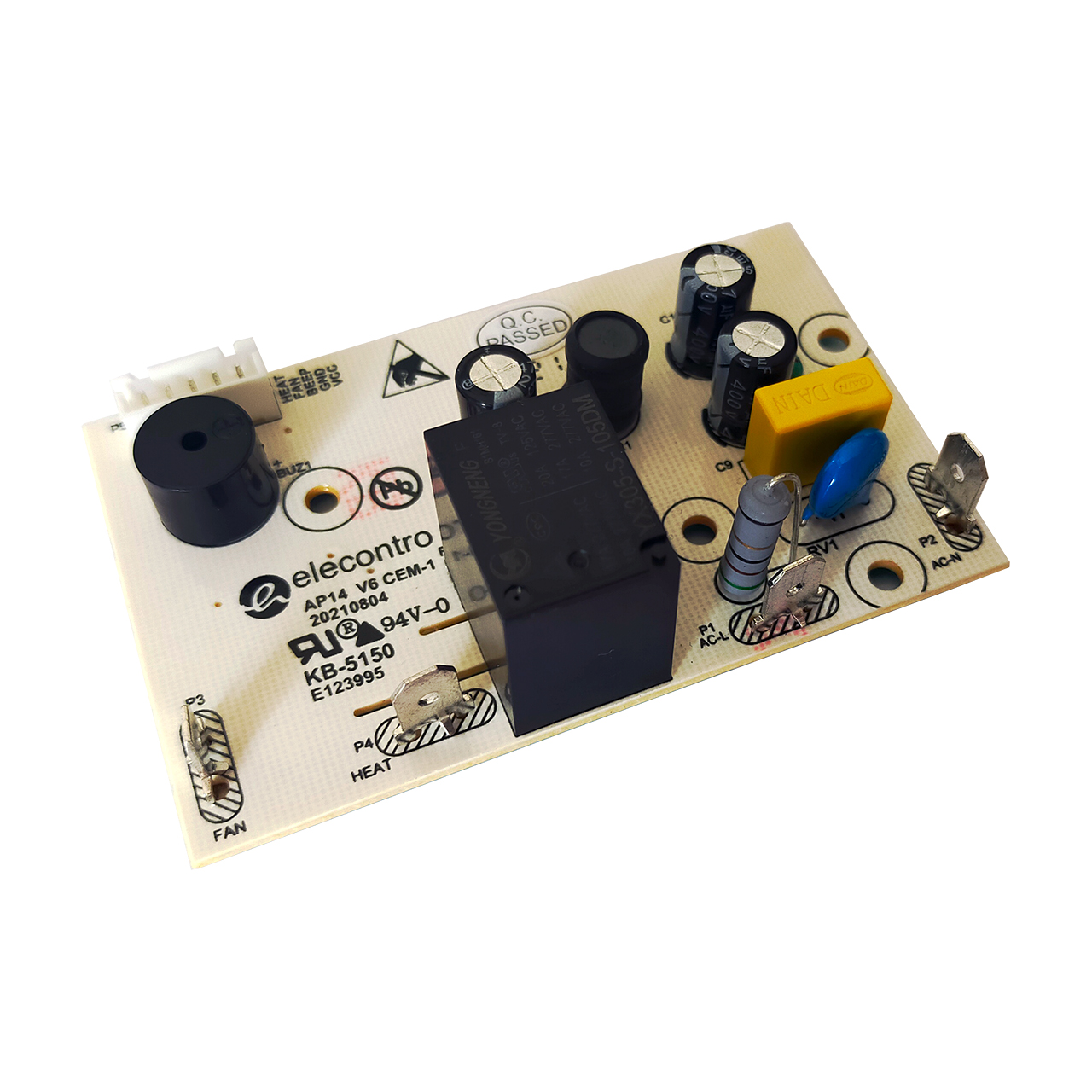 5 button touch air fryer control board