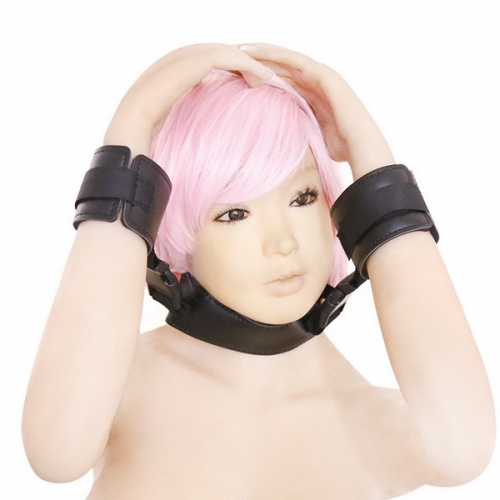 MOG Hand neck connected collar sponge fun handcuffs