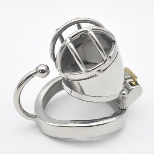 MOG New curved metal stainless steel chastity lock