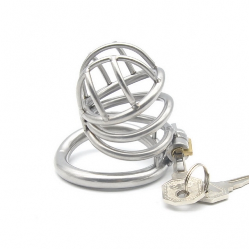 MOG New curved metal stainless steel chastity lock