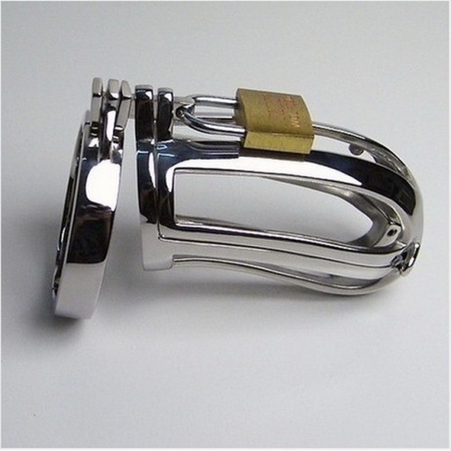 MOG New men's chastity lock metal fun suit