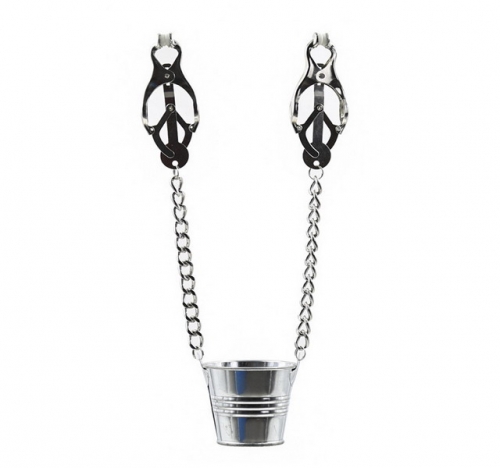 MOG Small bucket silver chain chest clip