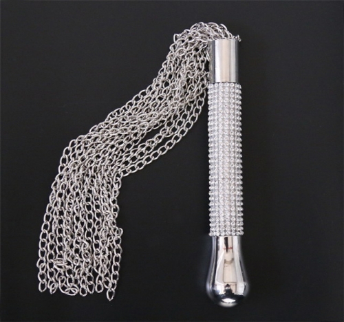 MOG Diamond handles add iron chain whip