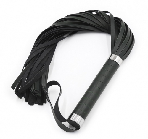 MOG Tethered leather handle whip