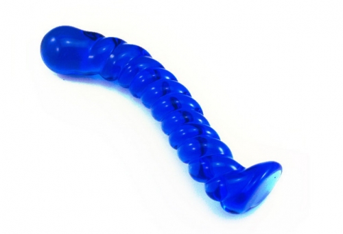 MOG Crystal penis glass fun G point back court anal plug