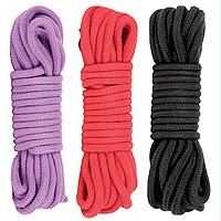 MOG Hands and feet body restrained thick cotton rope