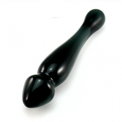 MOG Crystal glass simulation penis massage stick