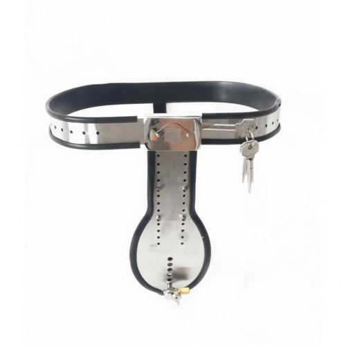 MOG Stainless steel chastity belt with men's chastity lock