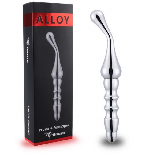 MOG Metal prostate massager G-spot anal plug vibrator orgasm male masturbation adult supplies