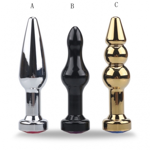 MOG Metal anal plug anterior anus novice expansion anal toys adult supplies sex toys B